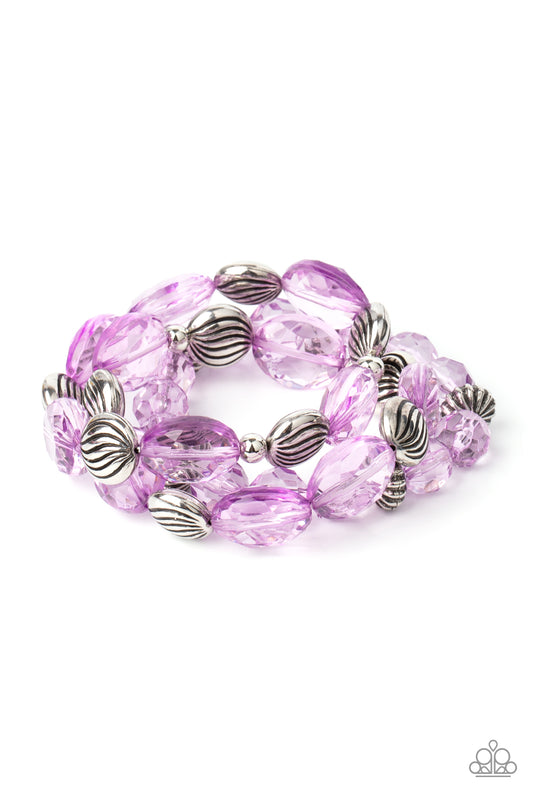 Paparazzi Bracelets - Crystal Charisma - Purple
