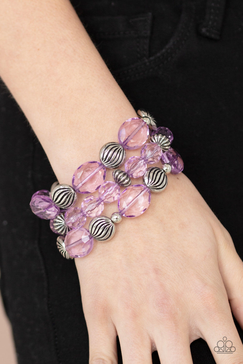Paparazzi Bracelets - Crystal Charisma - Purple