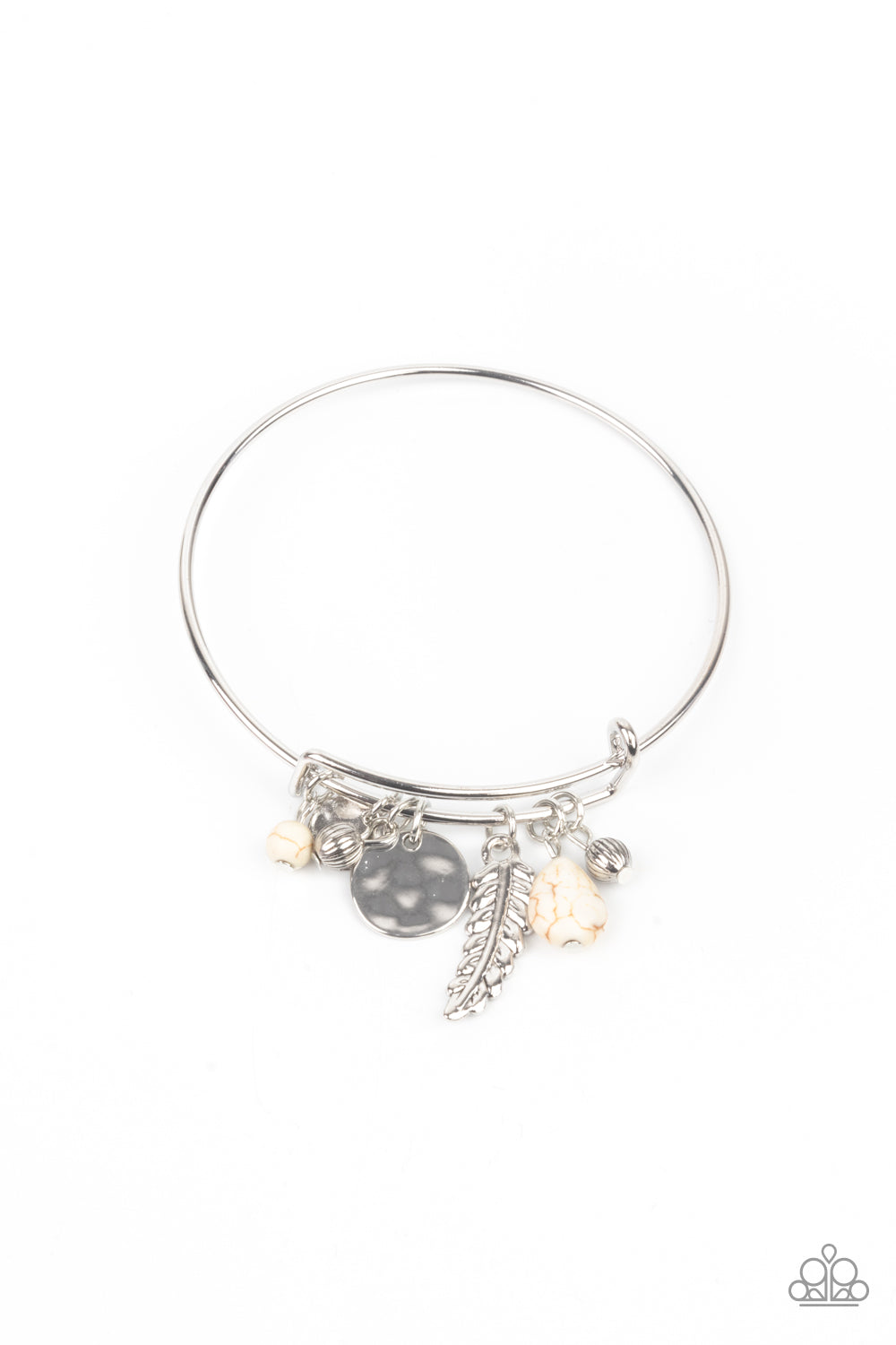 Paparazzi Bracelets - Root and Ranch - White