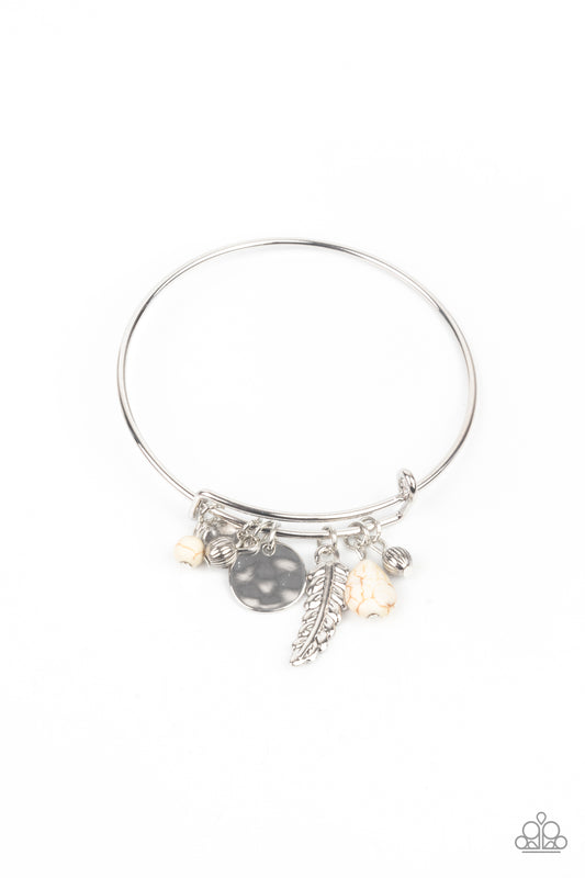 Paparazzi Bracelets - Root and Ranch - White