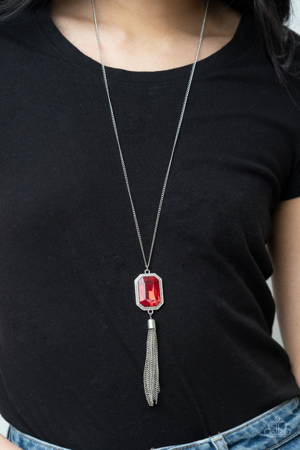 Paparazzi Necklaces - Blissed Out Opulence - Red