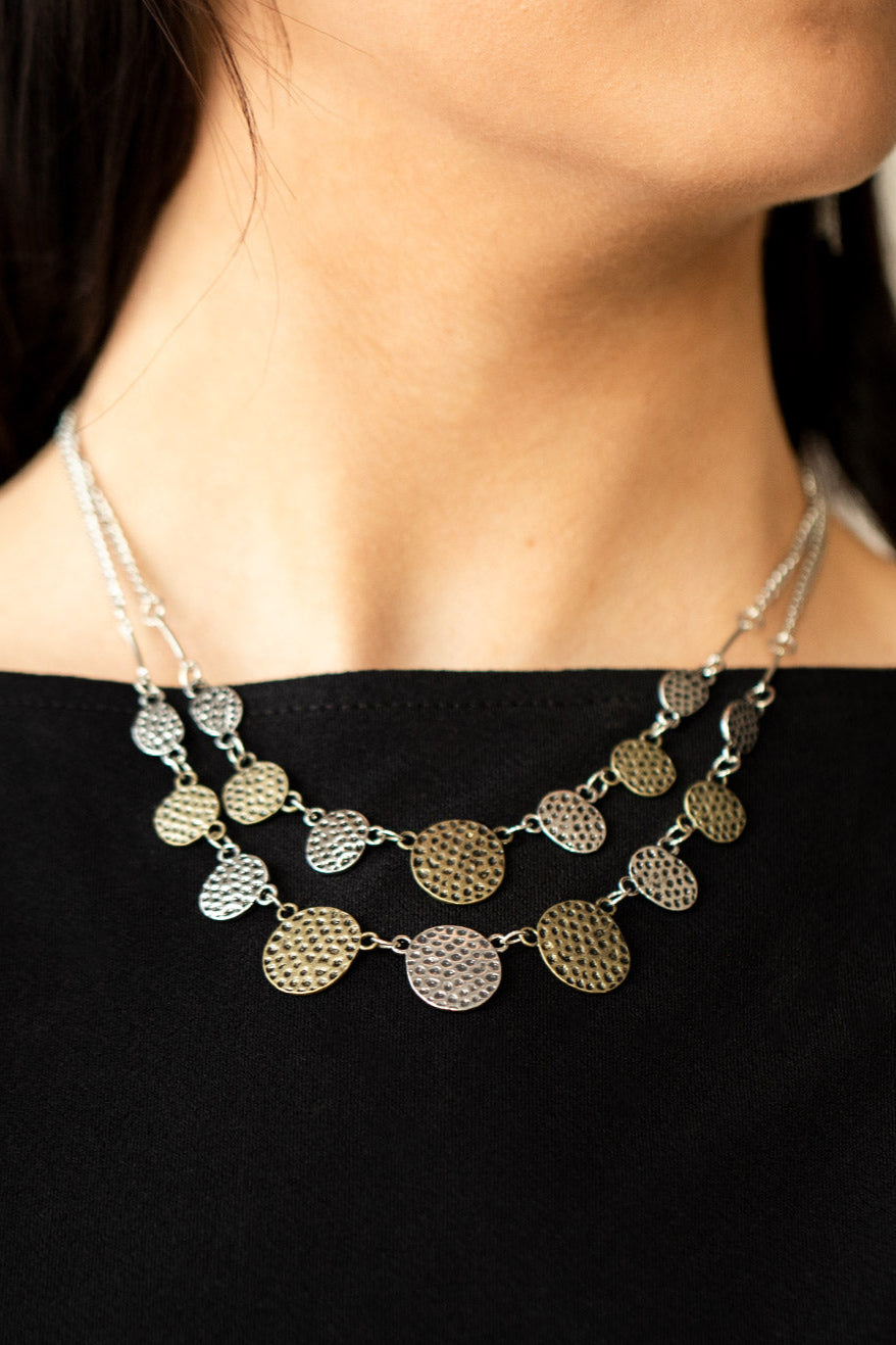 Paparazzi Necklaces - Pebble Me Pretty - Multi