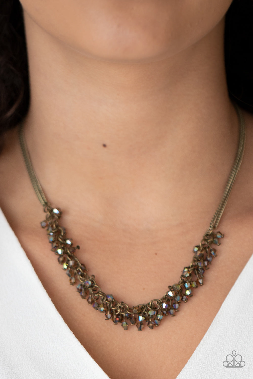 Paparazzi Necklaces - Let There Be Twilight - Brass
