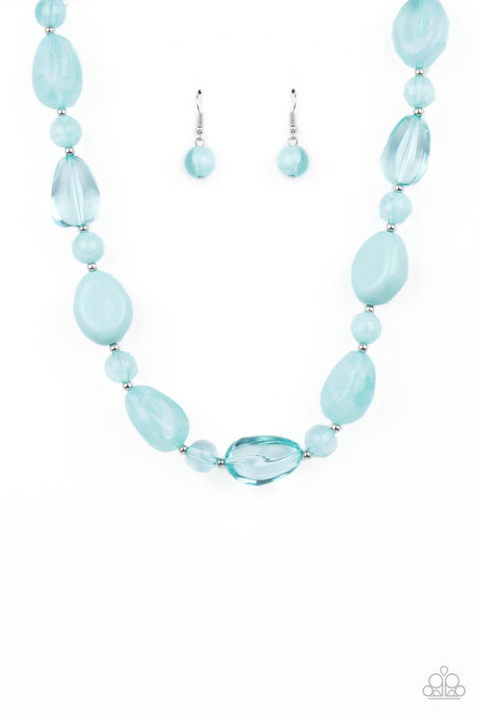 Paparazzi Necklaces - Staycation Stunner - Blue