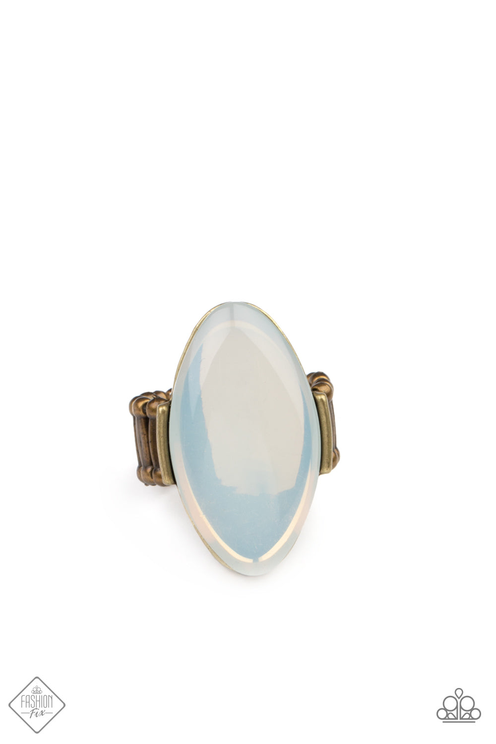 Paparazzi Rings - Opal Odyssey - Brass - Fashion Fix - Simply Santa Fe -May 2021