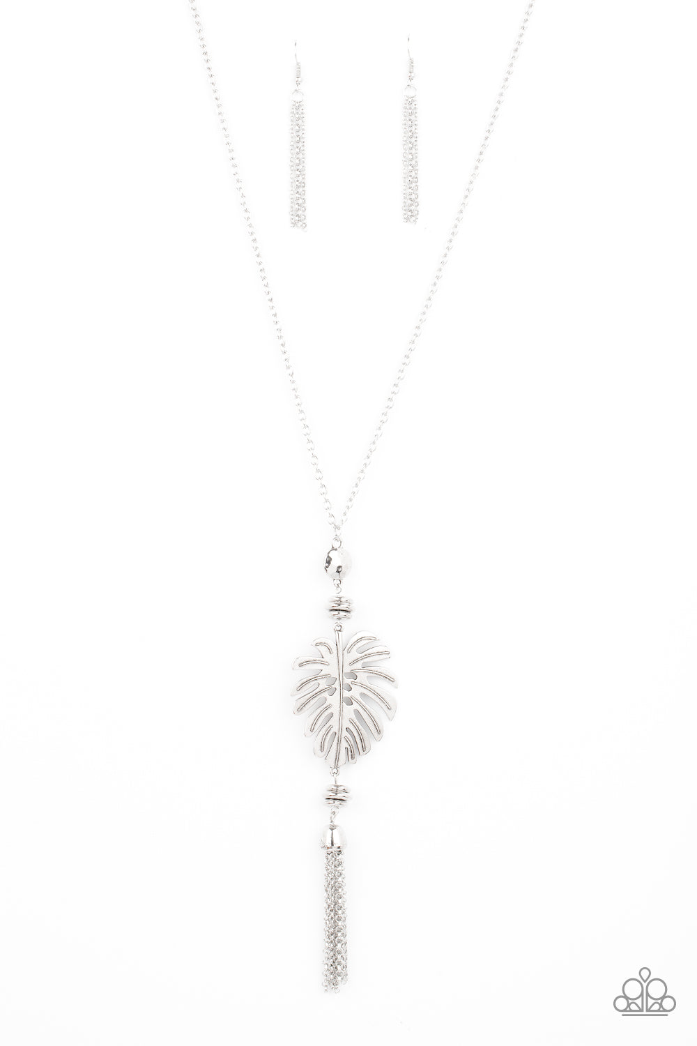 Paparazzi Necklaces - Palm Promenade - Silver
