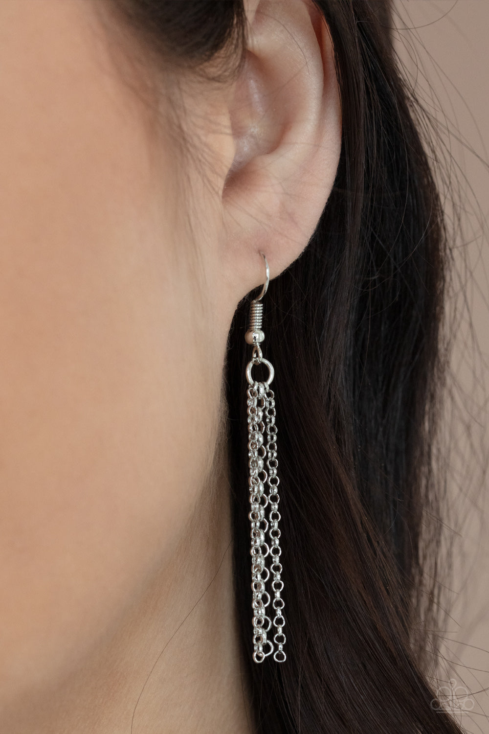 Paparazzi Necklaces - Palm Promenade - Silver