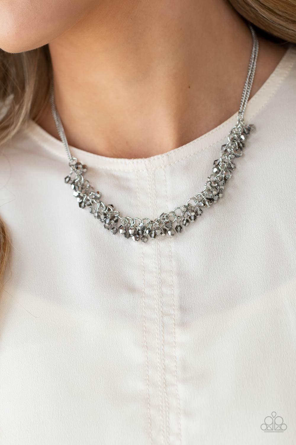 Paparazzi Necklaces - Let There Be Twilight - Silver