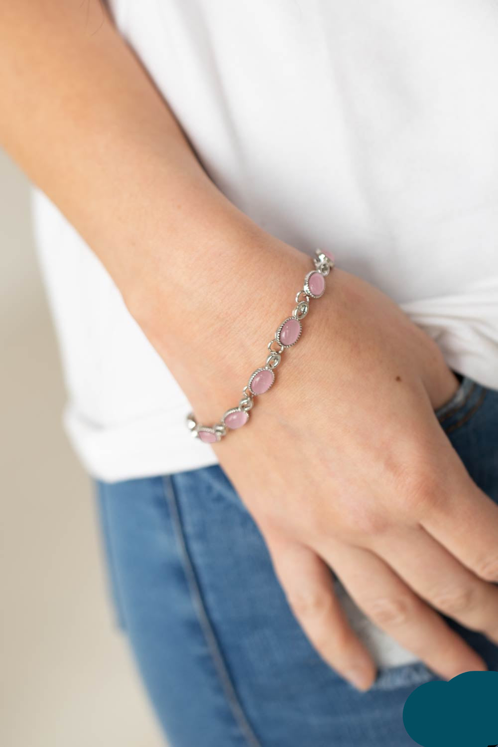 Paparazzi Bracelets - Blissfully Beaming - Pink