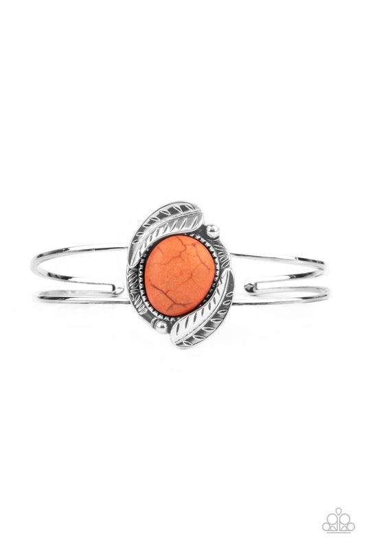 Paparazzi Bracelets - Living Off The Bandlands - Orange