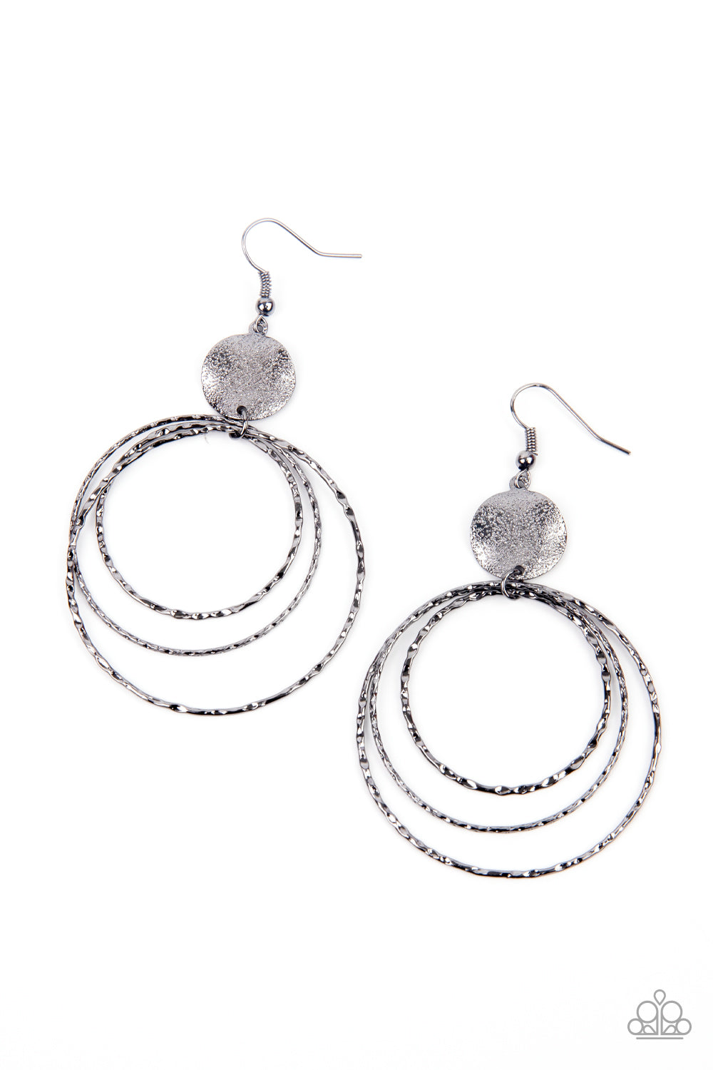 Paparazzi Earrings - Universal Rehearsal - Black