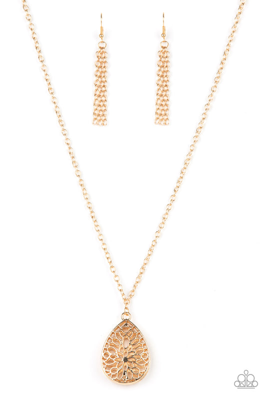 Paparazzi Necklaces - Garden Estate - Gold