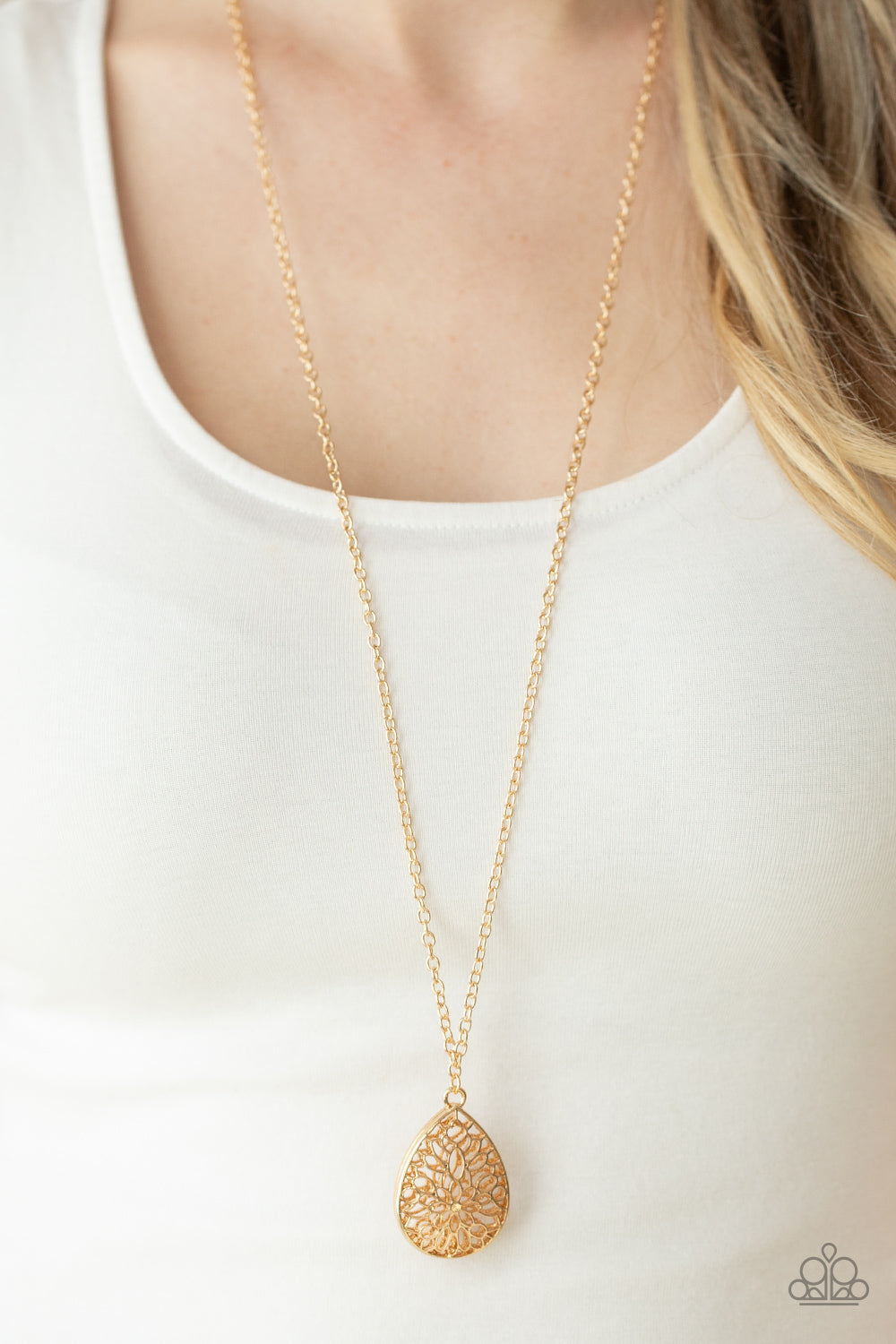 Paparazzi Necklaces - Garden Estate - Gold