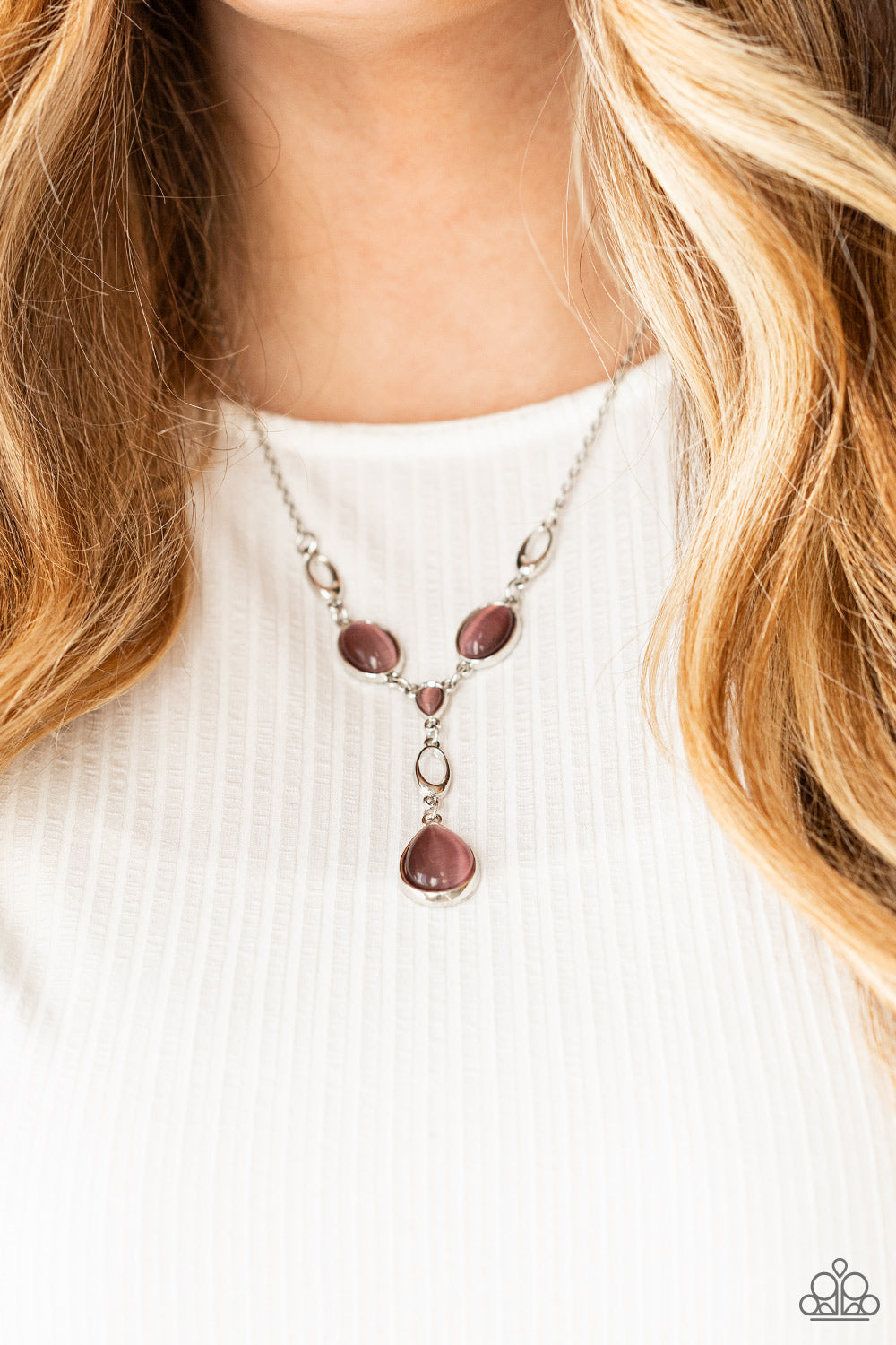Paparazzi Necklaces - Ritzy Refinement - Purple