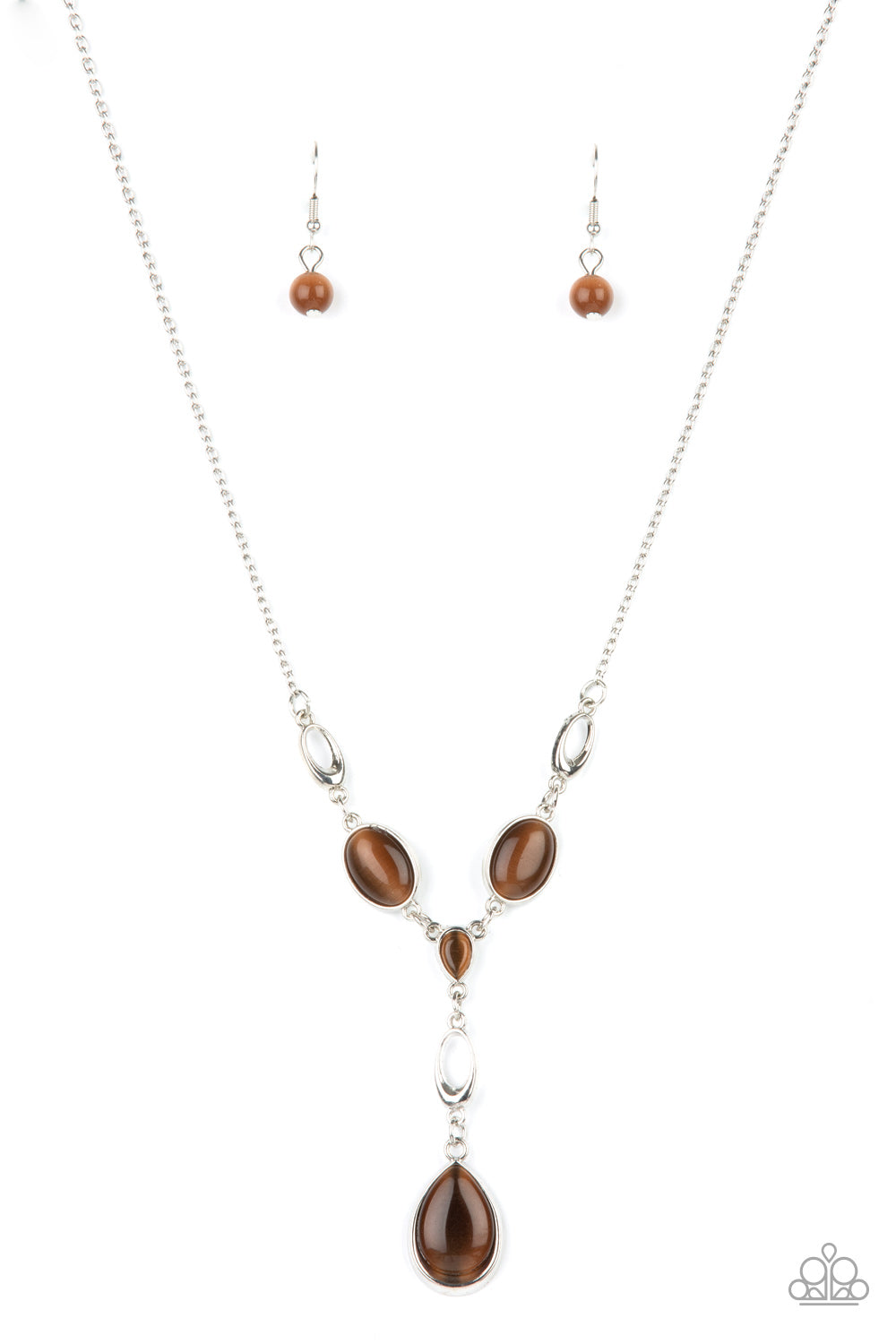 Paparazzi Necklaces - Ritzy Refinement - Brown