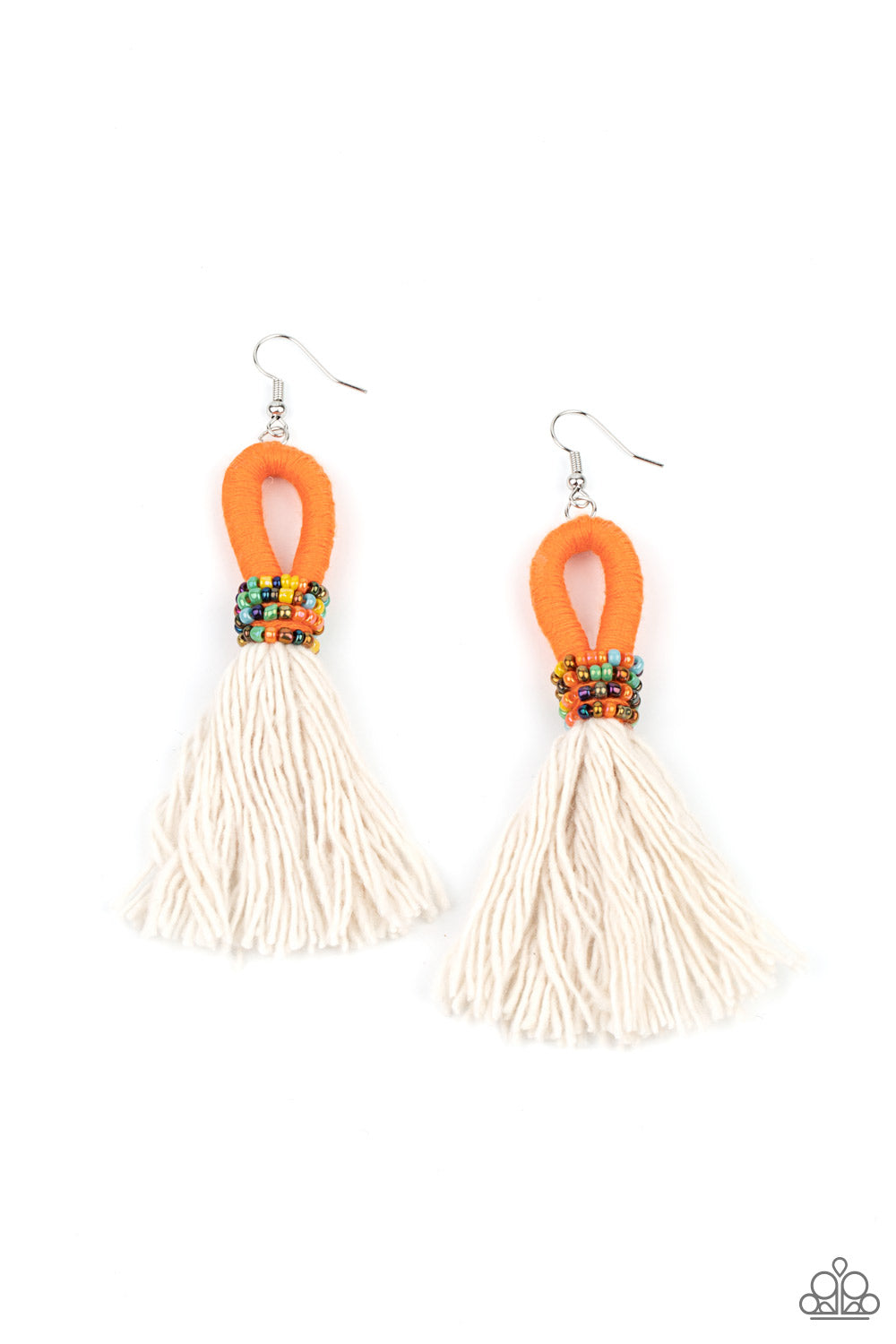Paparazzi Earrings - The Dustup - Orange