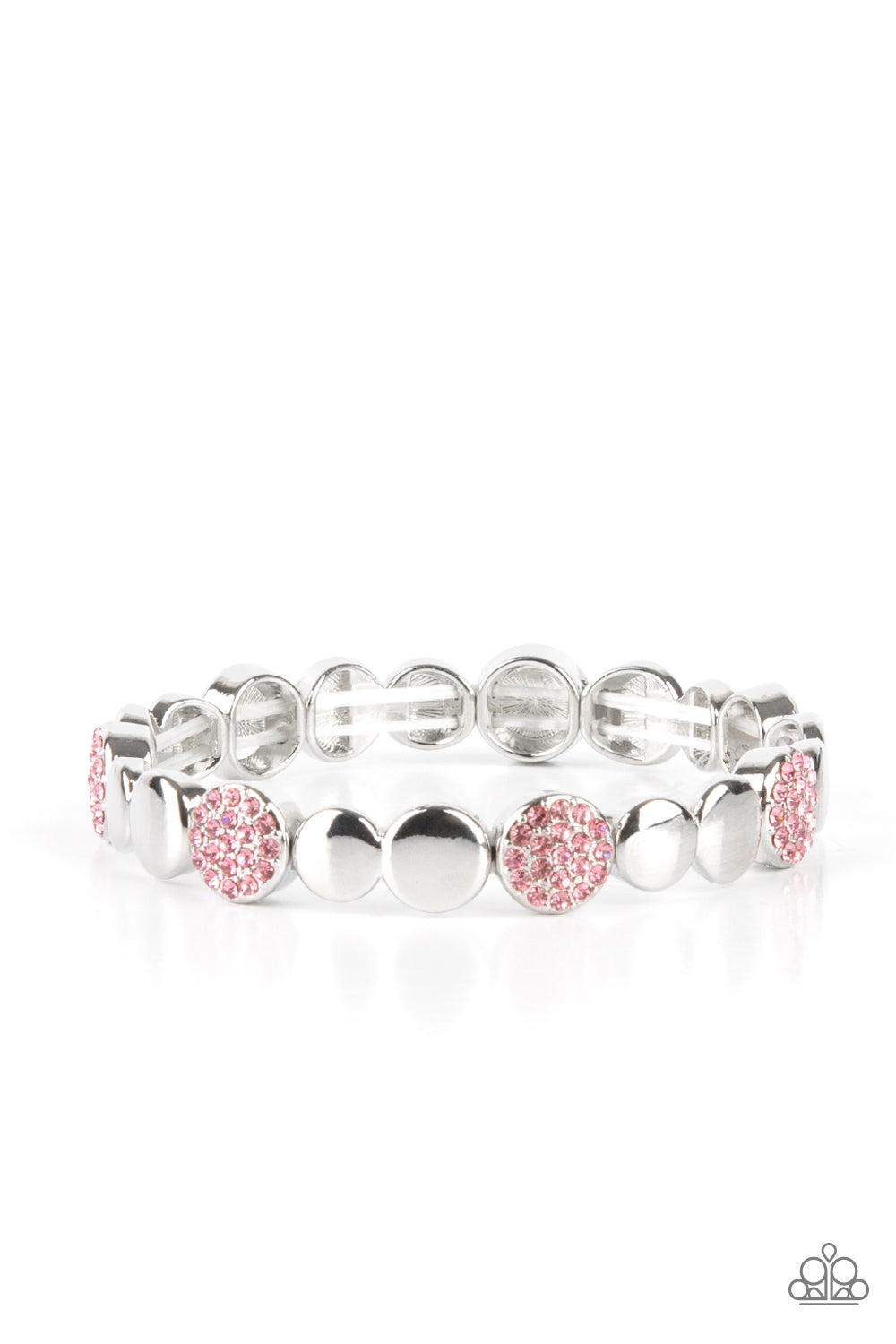 Paparazzi Bracelets - Dimensional Dazzle - Pink