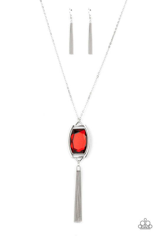 Paparazzi Necklaces - Timeless Talisman - Red