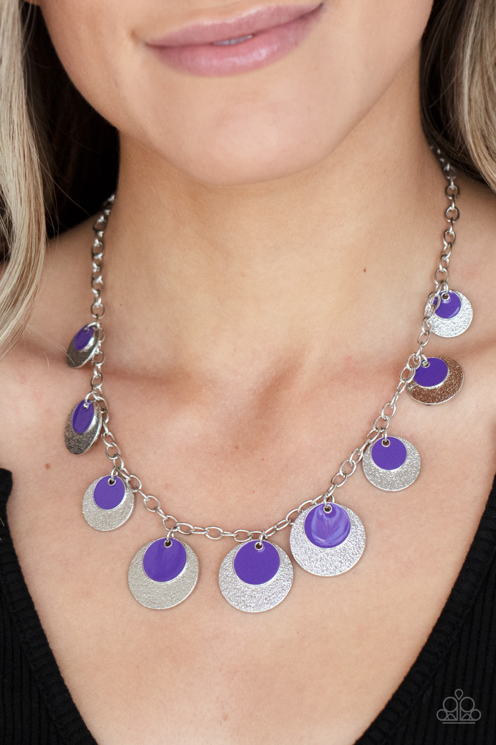 Paparazzi Necklaces - The Cosmos Are Calling - Purple
