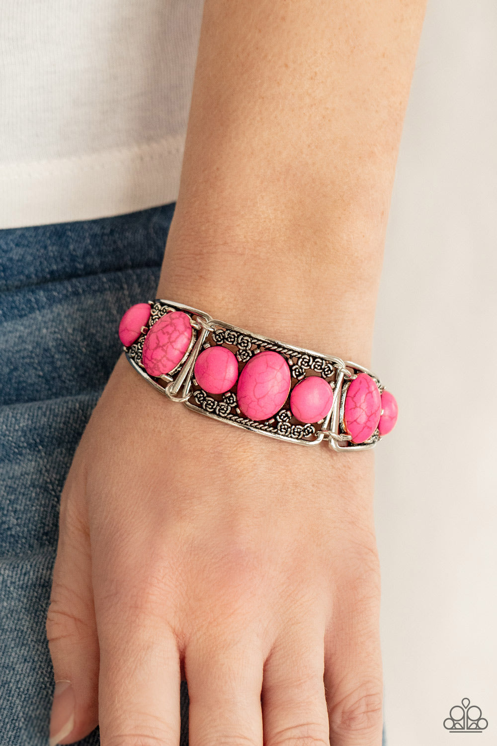 Paparazzi Bracelets - Southern Splendor - Pink