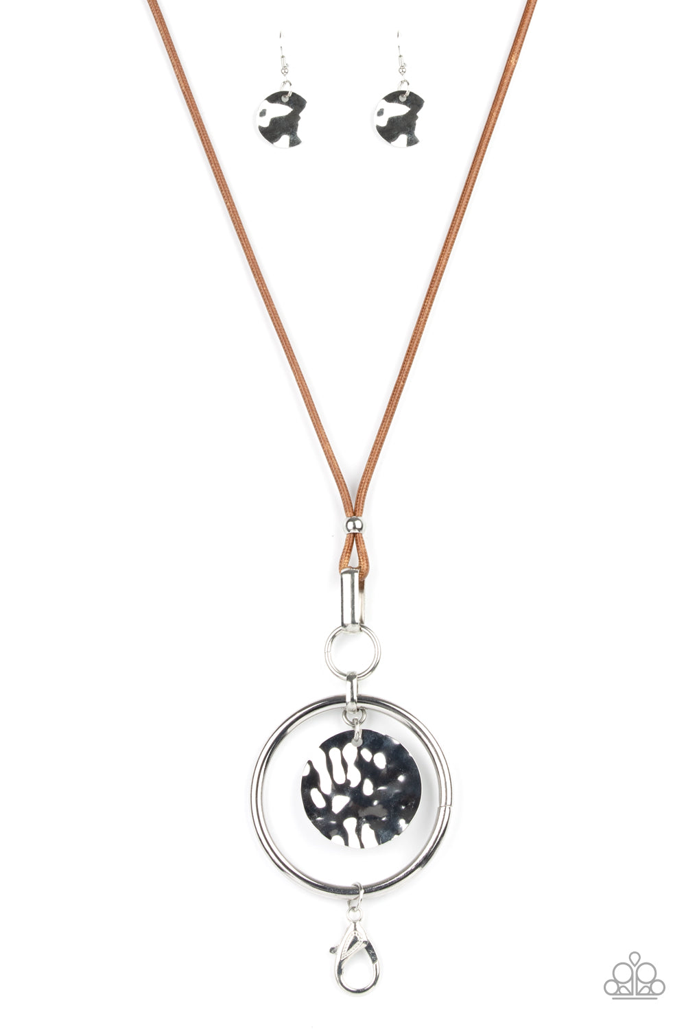 Paparazzi Necklaces - Cord-inated Effort - Brown