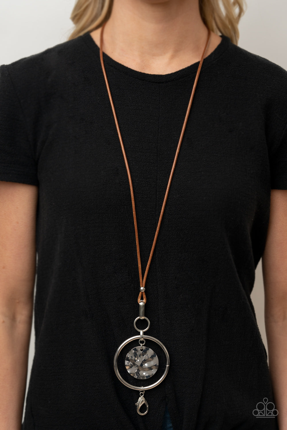 Paparazzi Necklaces - Cord-inated Effort - Brown