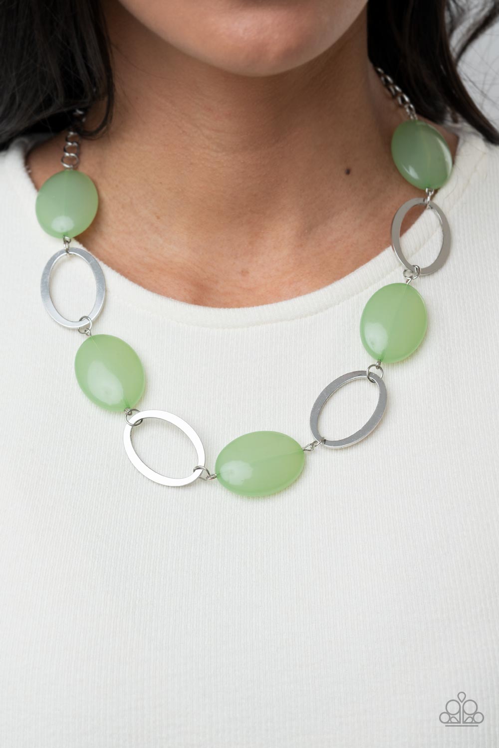 Paparazzi Necklaces - Beachside Boardwalk - Green