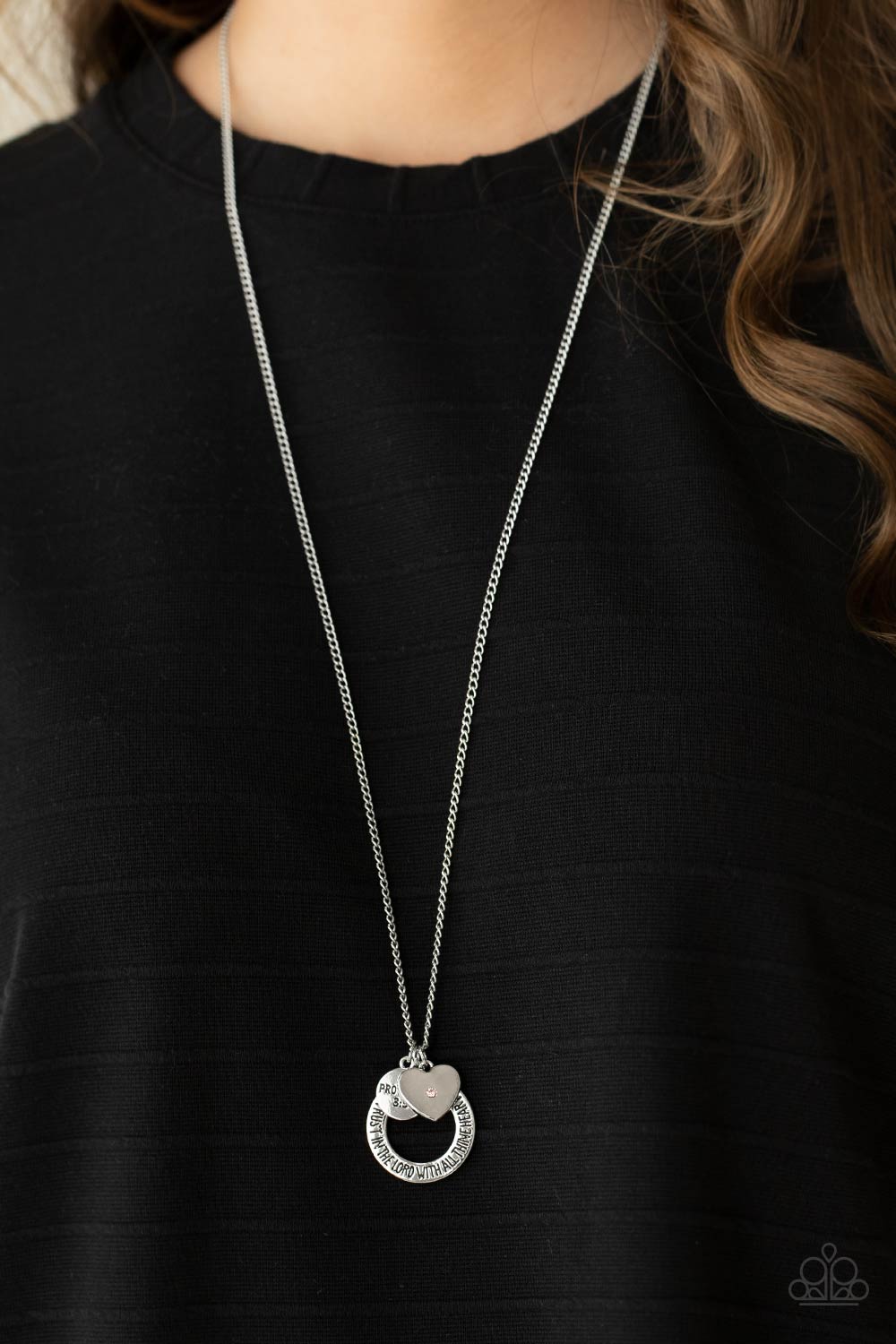 Paparazzi Necklaces - Full of Faith - Pink