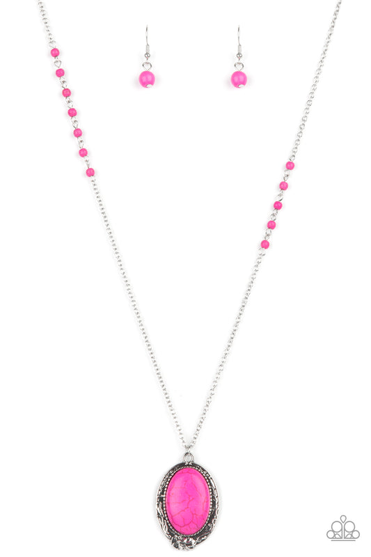 Paparazzi Necklaces - Plateau Paradise - Pink