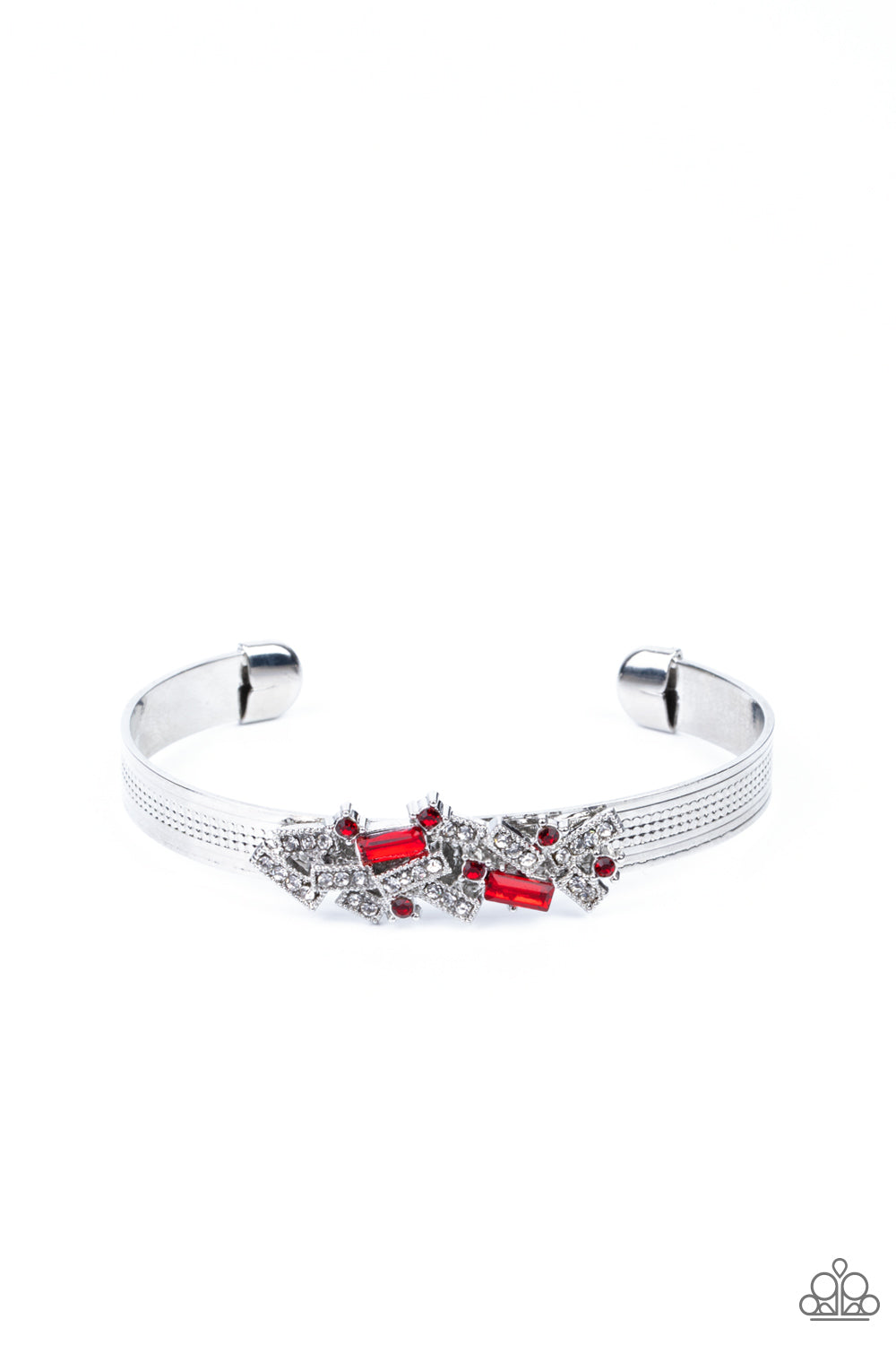 Paparazzi Bracelets - A Chic Clique - Red Cuff