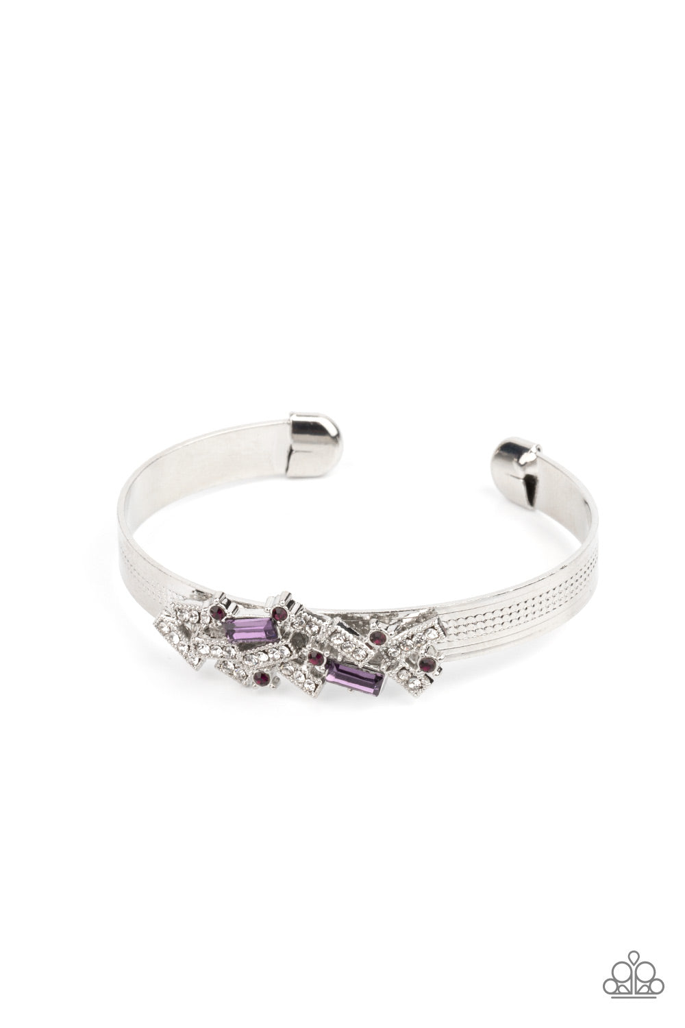 Paparazzi Bracelets - A Chic Clique - Purple