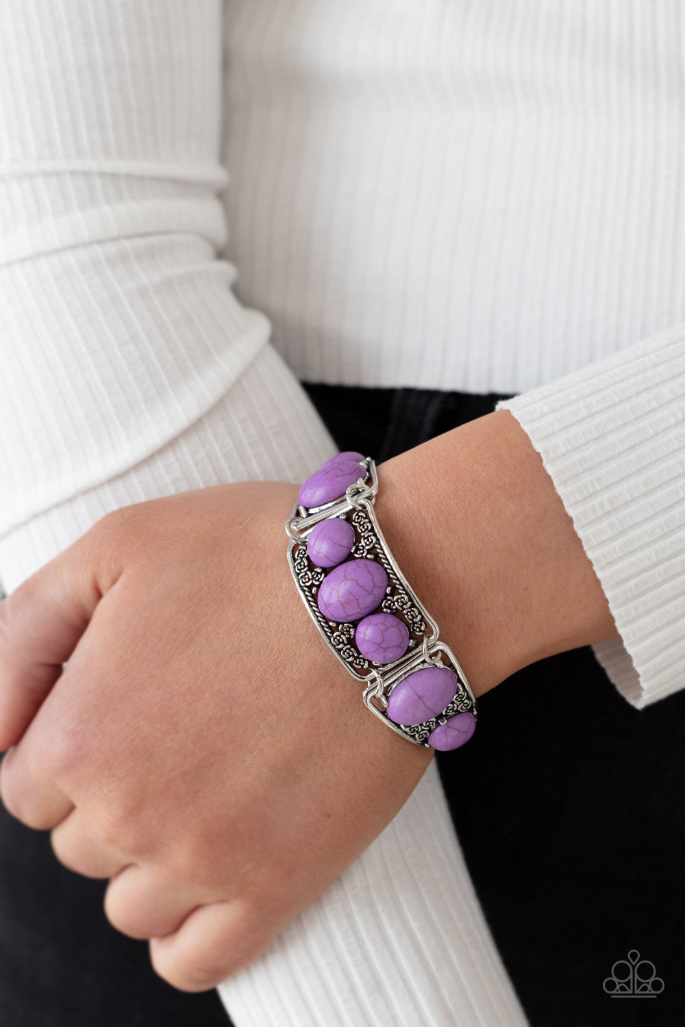 Paparazzi Bracelets - Southern Splendor - Purple