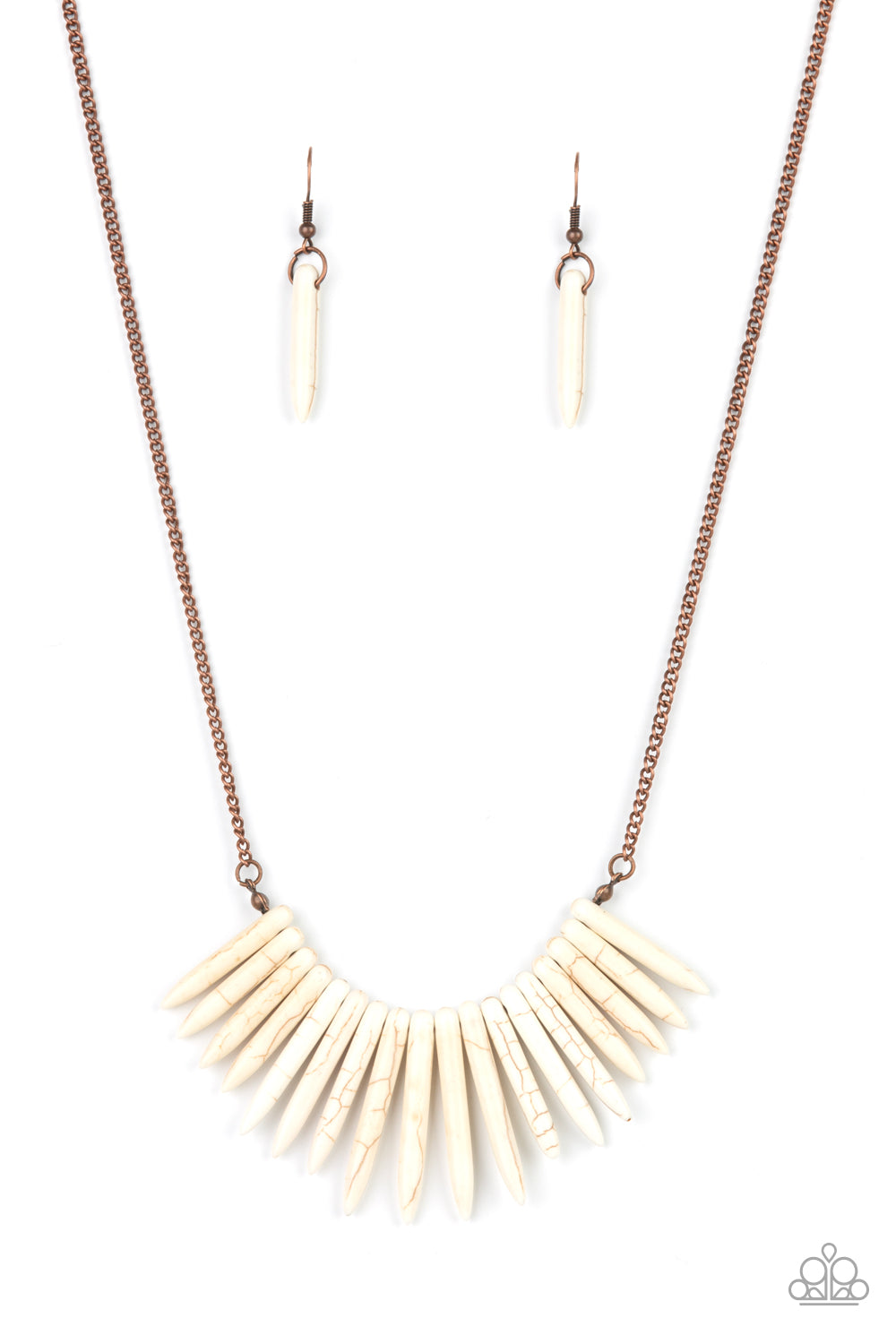 Paparazzi Necklaces - Exotic Edge - Copper