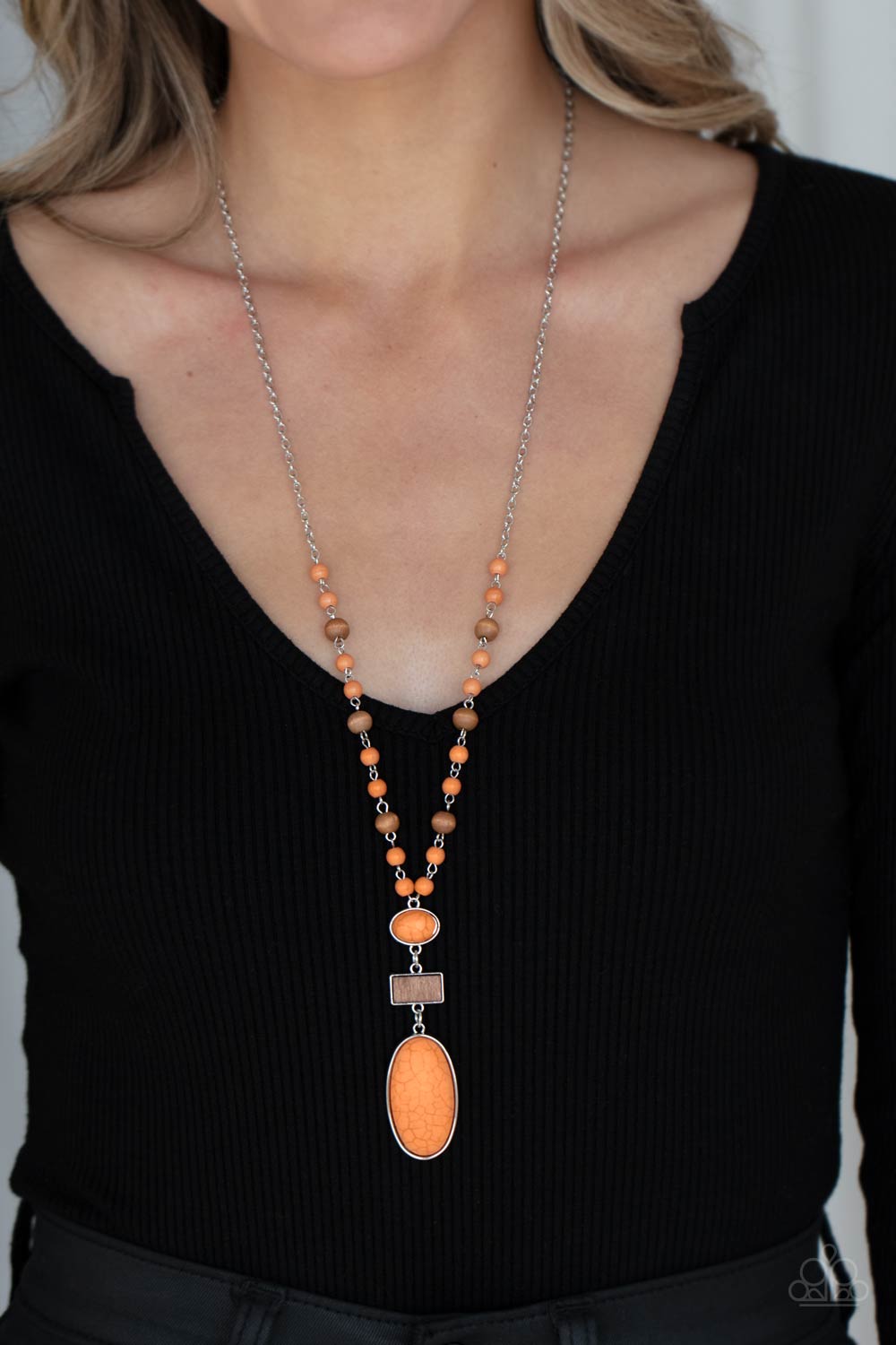 Paparazzi Necklaces - Naturally Essential - Orange