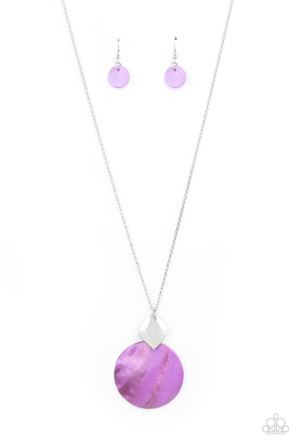 Paparazzi Necklaces - Tidal Tease - Purple