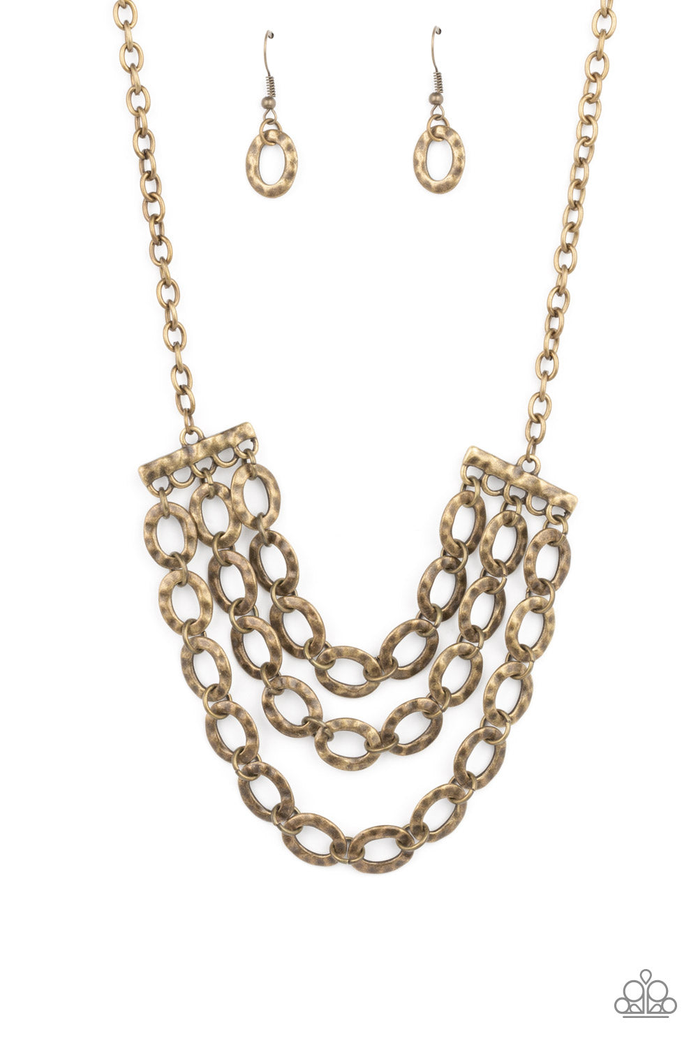 Paparazzi Necklaces - Repeat After Me - Brass
