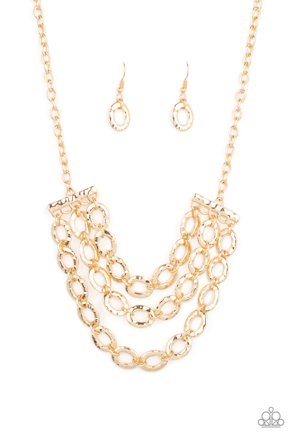Paparazzi Necklaces - Repeat After Me - Gold