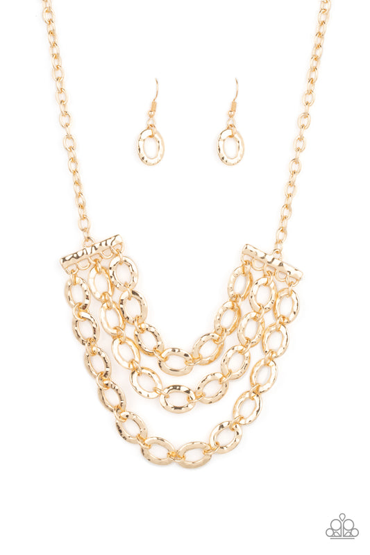 Paparazzi Necklaces - Repeat After Me - Gold