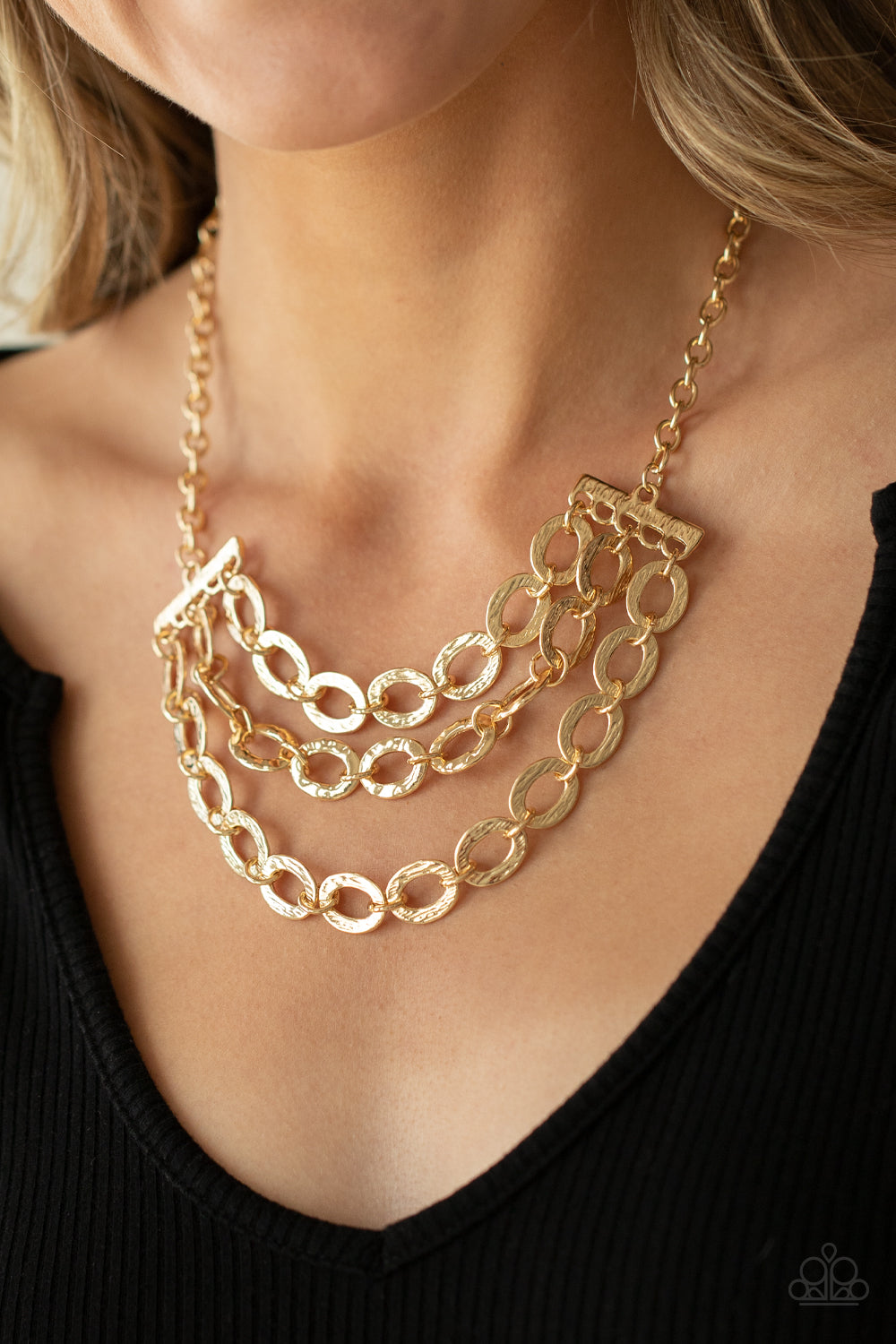 Paparazzi Necklaces - Repeat After Me - Gold
