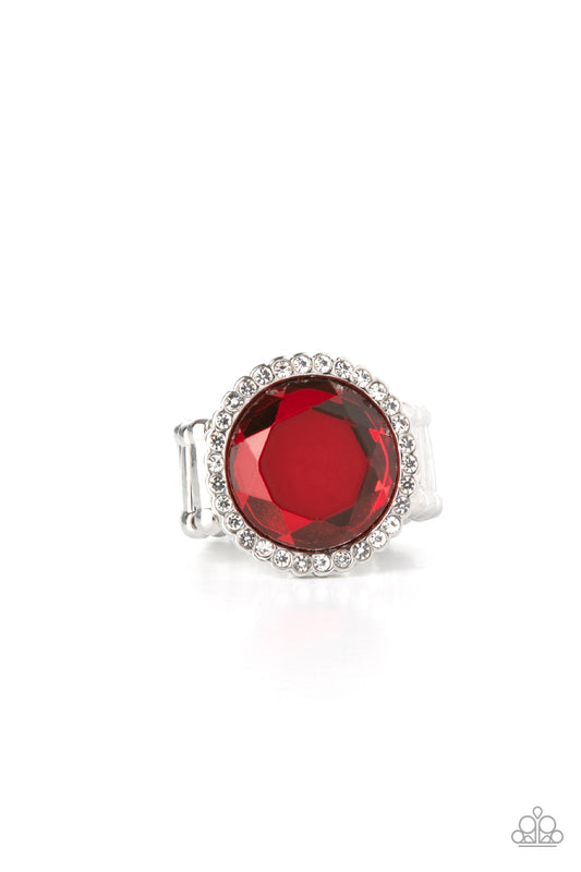 Paparazzi Rings - Crown Culture - Red