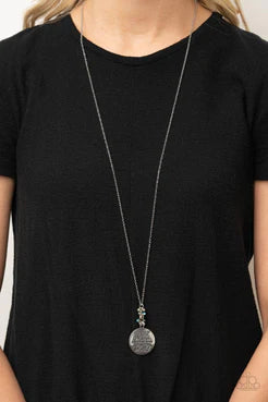 Paparazzi Necklaces - Material Blessings - Blue