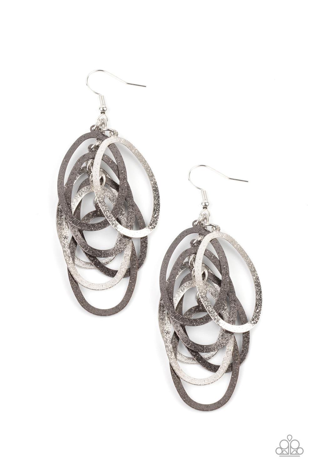 Paparazzi Earrings - Mind Oval Matter - Multi