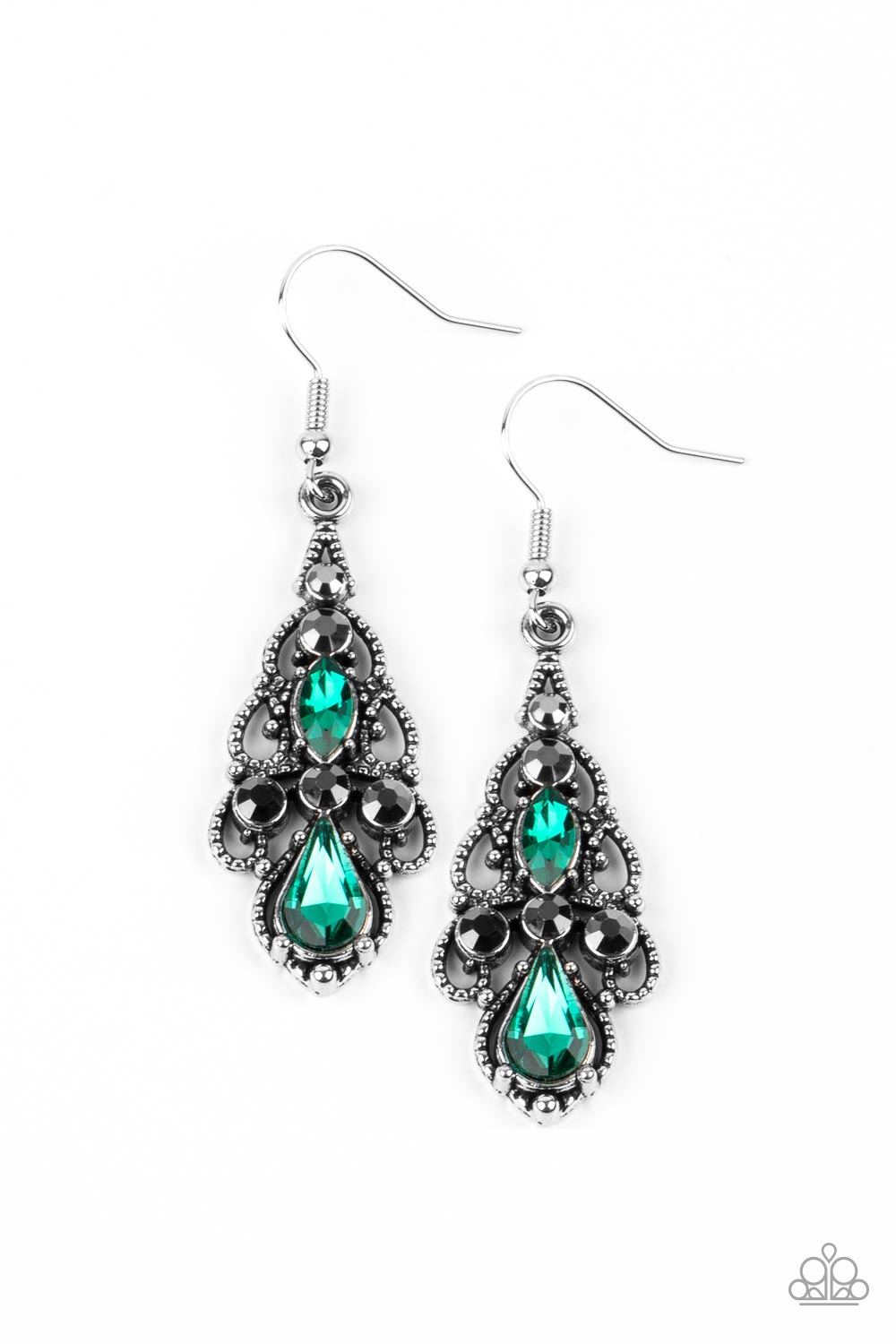 Paparazzi Earrings - Urban Radiance - Green