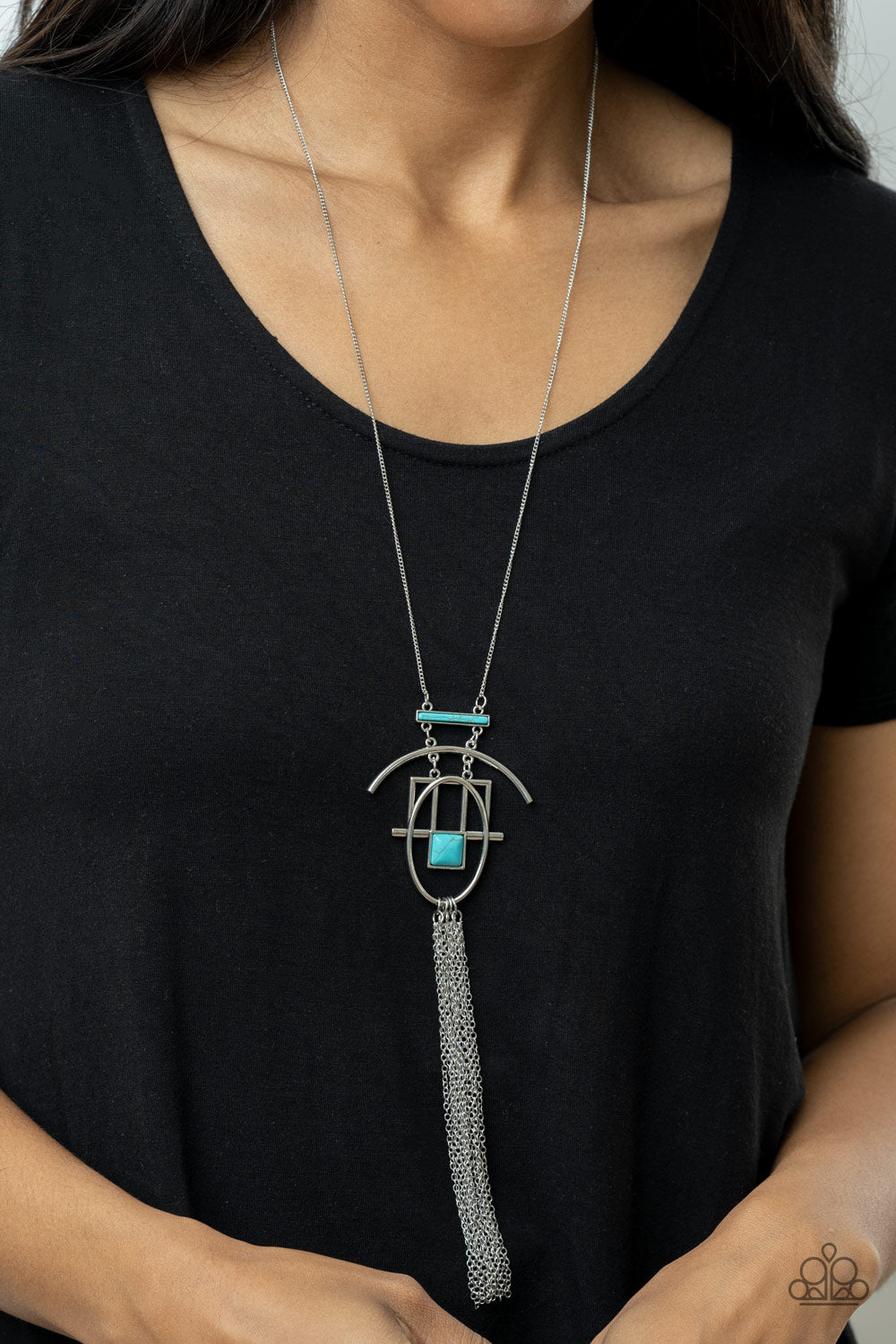 Paparazzi Necklaces - Eco Echoes - Blue