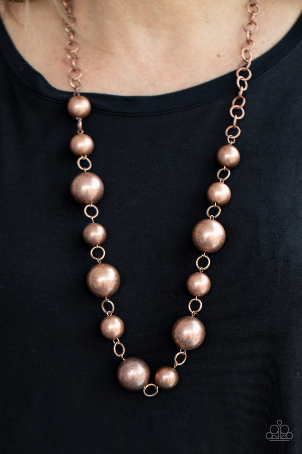 Paparazzi Necklaces - Commanding Composure - Copper