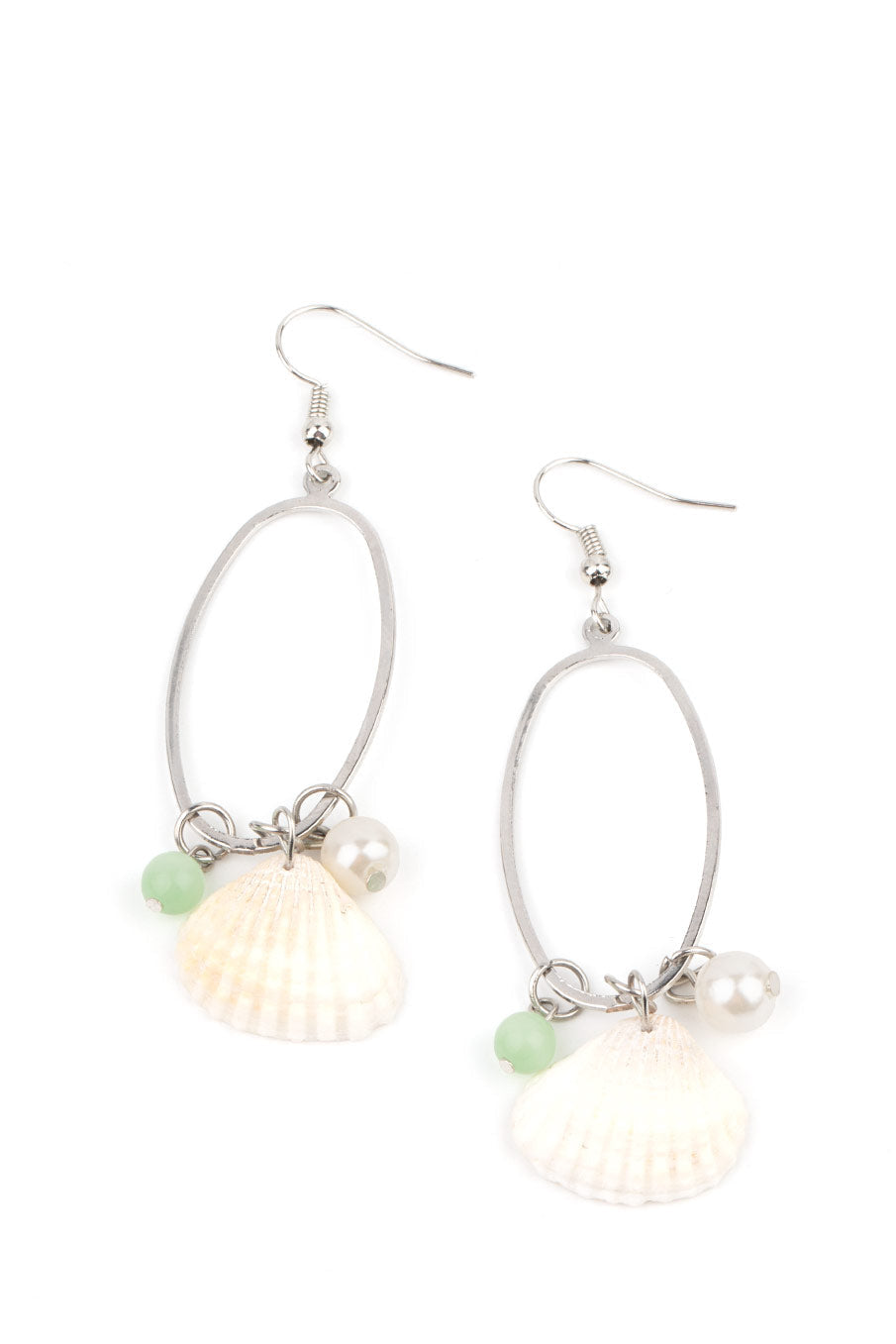 Paparazzi Earrings - This Too Shell Pass - Green