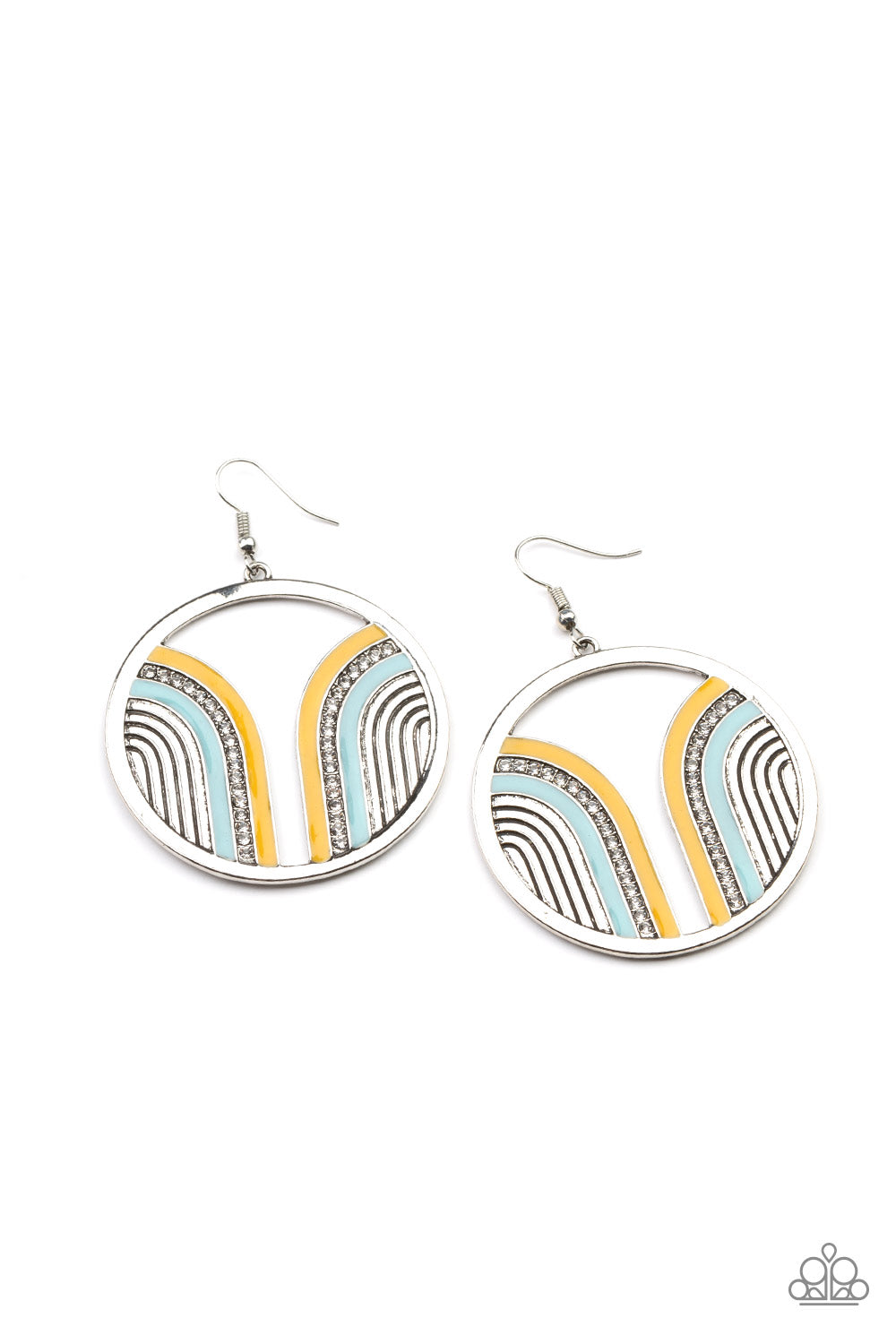 Paparazzi Earrings - Delightfully Deco - Multi