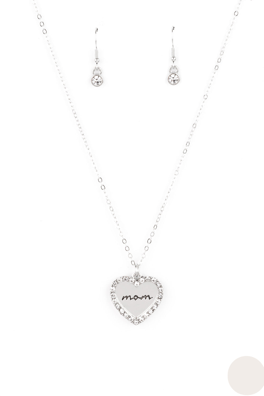 Paparazzi Necklaces - The Real Boss - White