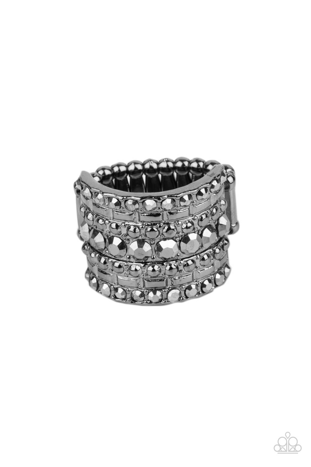 Paparazzi Rings - Target Locked - Black