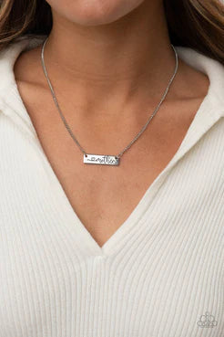 Paparazzi Necklaces - Joy of Motherhood - Silver
